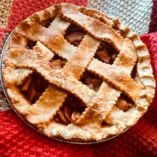 Homemade apple pie.