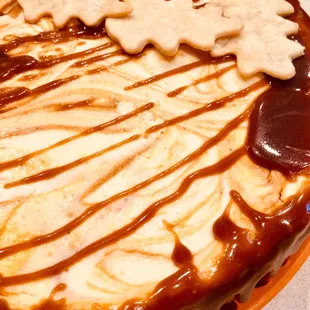 Delicious Pumpkin cheesecake.