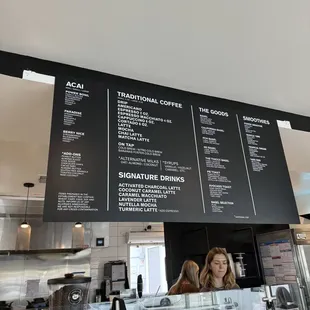 Regular menu