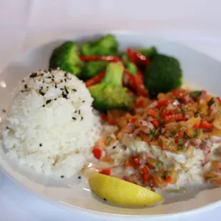 Mac Nut Mahi entrée