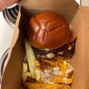 Huge burger looks good