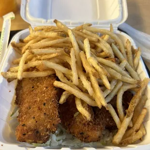 Fish and chips. Rated 2 of 5