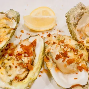 Oysters Rockefeller: my personal fave! :)