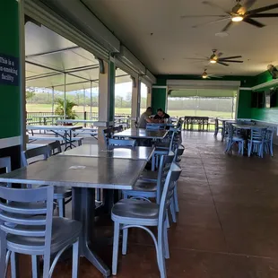 Nice new outdoor dining section.