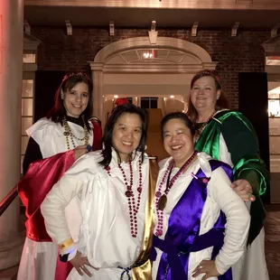 Our coordinated togas!
