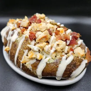 Chicken Bacon Ranch...do you need anymore explanation? Yum!! Butter, ranch seasoning, seasoned, grilled chicken, bacon bits &amp; ranch dressing