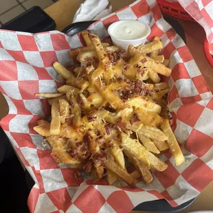 Cheese Fries w bacon