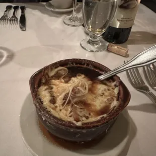 Their baked french onion soup.  Sooo tasty!