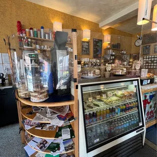a display of pastries and pastries