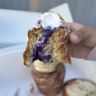 ube cruffin