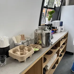 coffee bar area