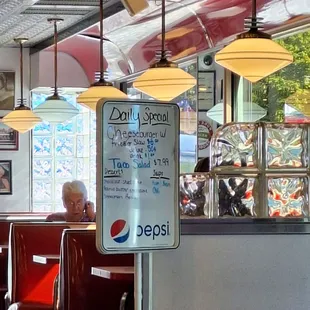 Today's lunch specials.