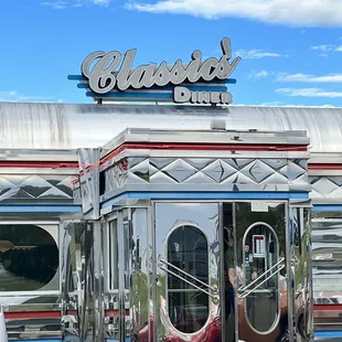 he entrance to a classic diner