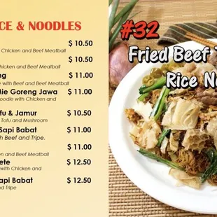  fried rice and noodles