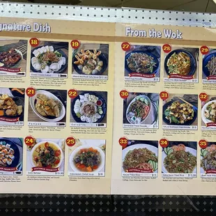 ramen and noodles, menu