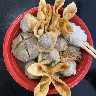 16. Tennis Beef Ball Noodle Soup