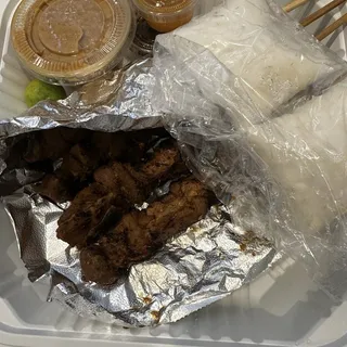 17. Chicken Skewered