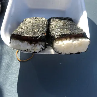 Portuguese Sausage Musubi Plate