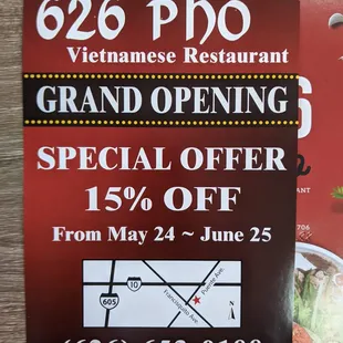 Grand Opening Special!
