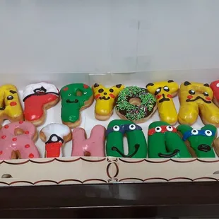 a box of doughnuts