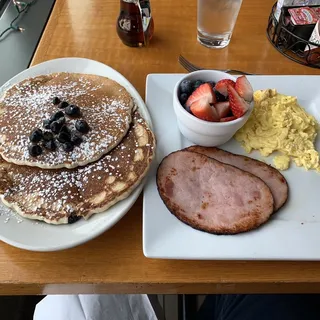 Blueberry Pancake Combo