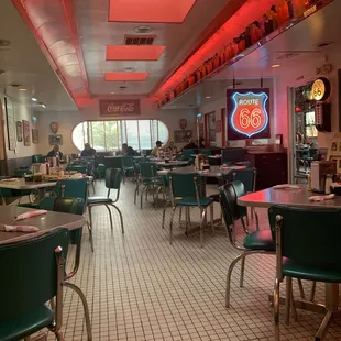 Part of the dining area