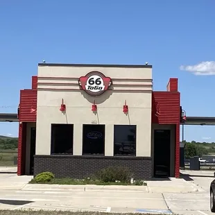 Outside view of restaurant. April, 2024.