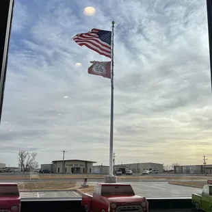 View from our booth. Cardboard roadster cars for kids meals. What a clever idea