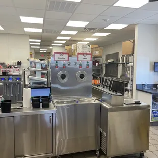 Machines do the work