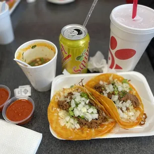 Quesabirria and consomé