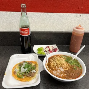 Quesabirria and birria ramen