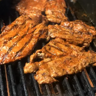 Our delicious Al Pastor being grilled