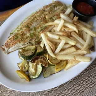 Walleye and fries