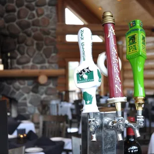 Draft beer taps
