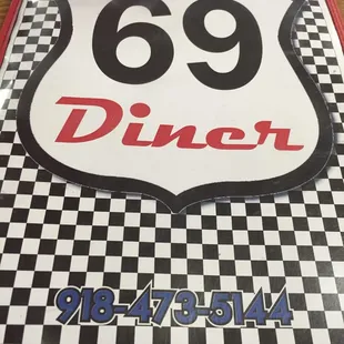the route 66 diner sign