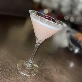 Peachy martini