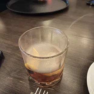 Smoked old fashioned. Awesome start