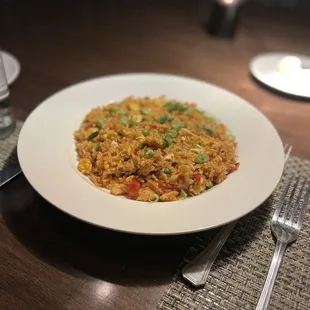 Spicy Fried Rice with crab meat