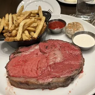 Prime rib + fries