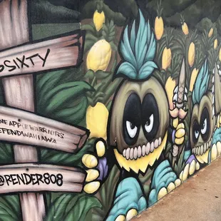 Cool mural outside of business