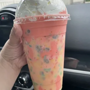 Fruity pebble drink thingy