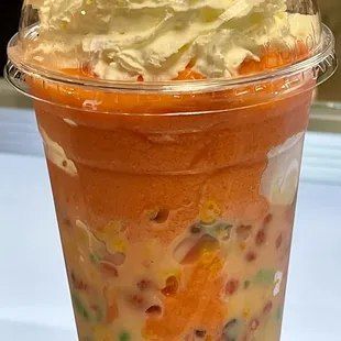 Fruit pebbles shake