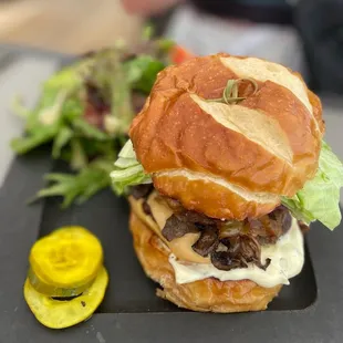 Venison &amp; Kobe "Juicy Lucy"