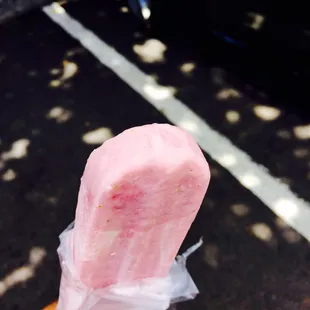 Strawberry cream mochi!!