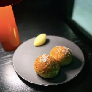 Complimentary Japanese Milk Bread w/ cultured butter