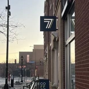 outside