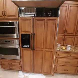 Our built-in GE Monogram Refrigerator with a failed power supply. (Top)