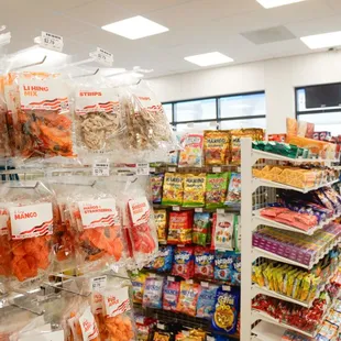 a grocery store filled with food