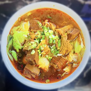 Spicy Brisket Noodle Soup