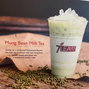 mung bean milk tea